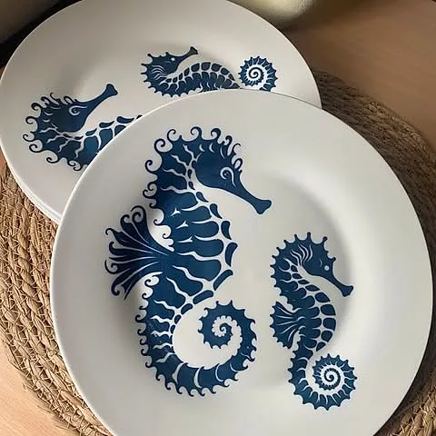 Plato caballito de mar